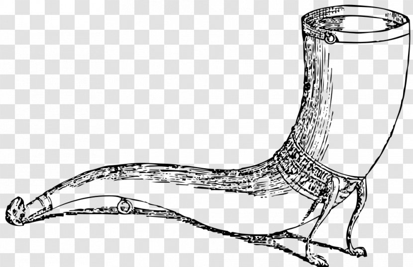 Line Art Drinking Horn Clip - Tree - Shofar Transparent PNG