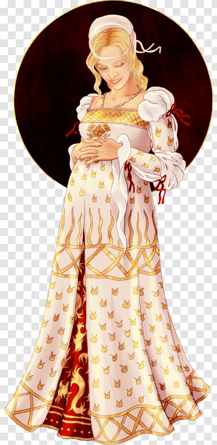 Costume Design Gown - Figurine - Renaissance Art Transparent PNG