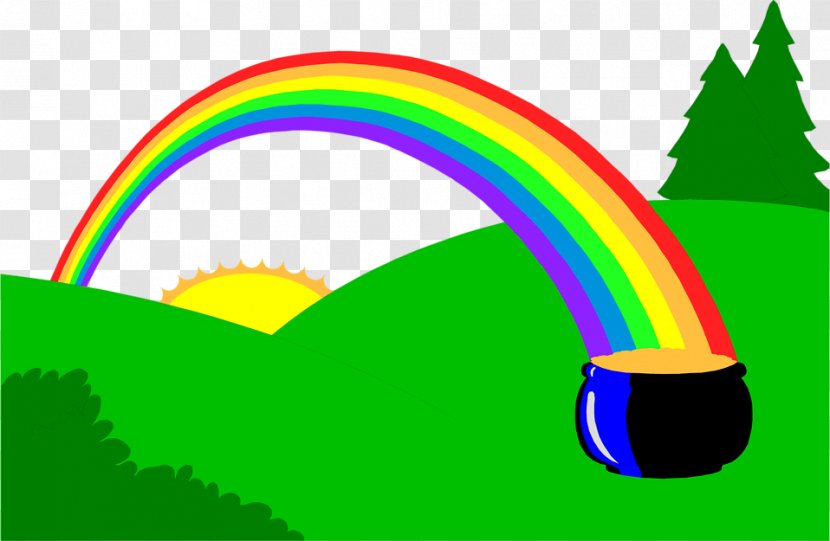 Rainbow Gold Leprechaun Clip Art - Drawing - And Pot Of Clipart Transparent PNG