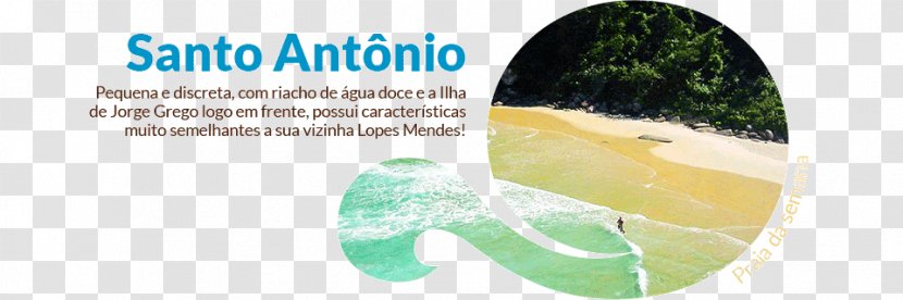 Praia Do Caxadaço Brand Water - Text - Santo Antonio Transparent PNG