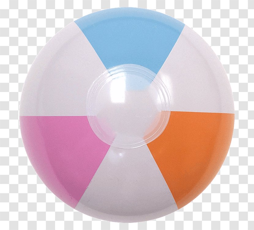 Beach Ball Orange Color - Blue Transparent PNG