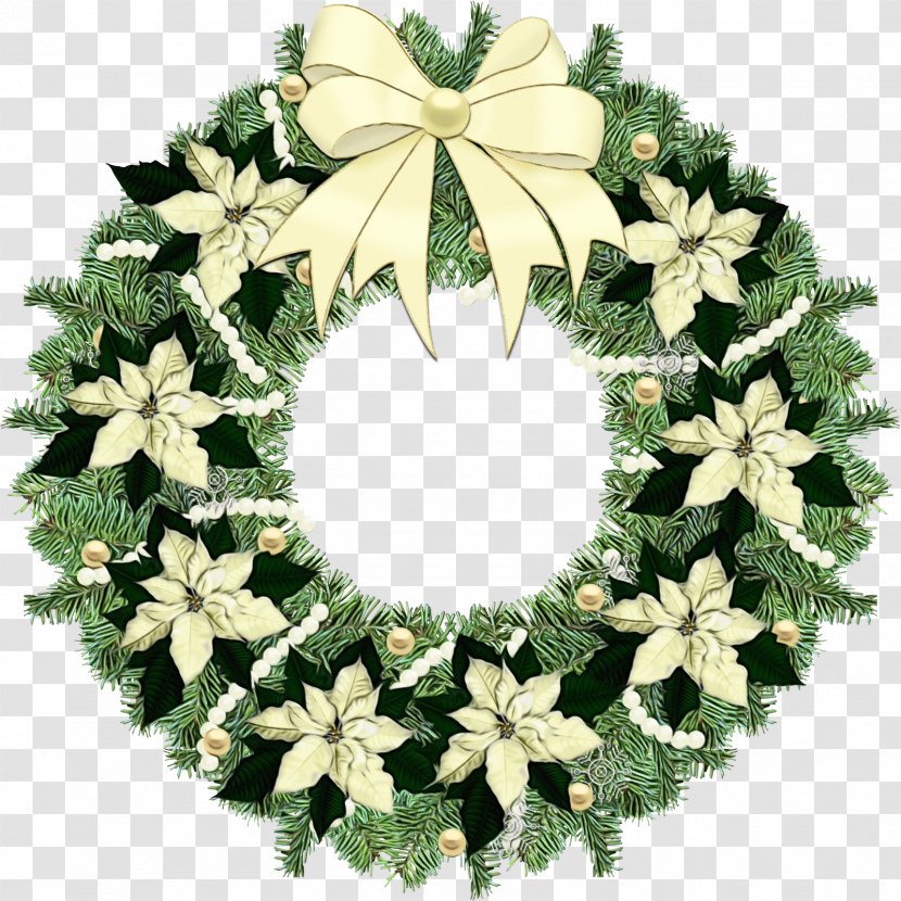 Wreath Christmas Day Garland Ornament - Plant Transparent PNG