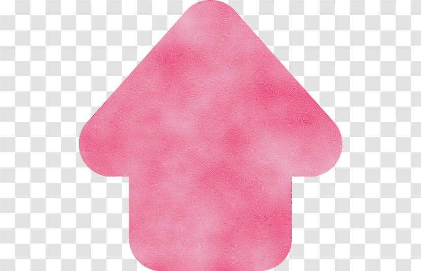 Pink Magenta Material Property Triangle - Wet Ink Transparent PNG