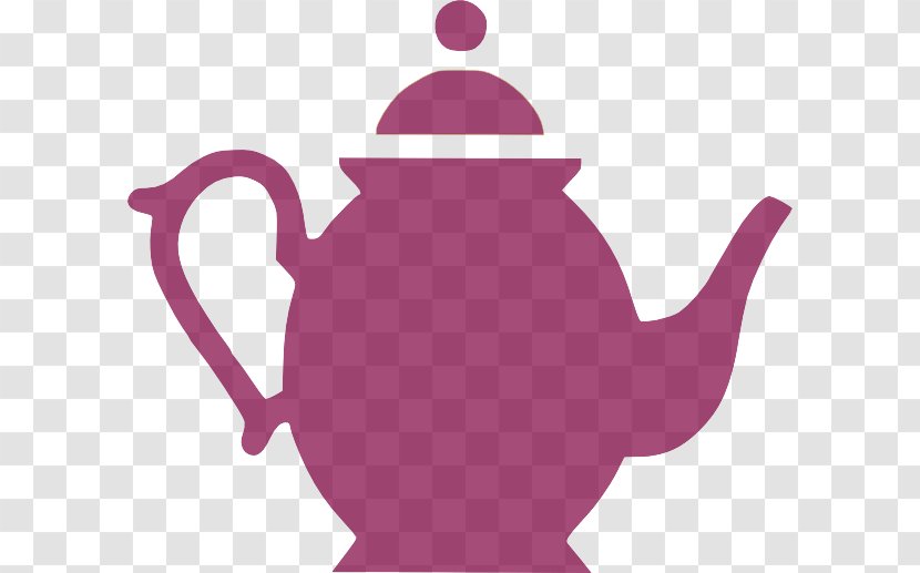 Kettle Teapot Purple Clip Art Pink - Serveware - Lid Transparent PNG