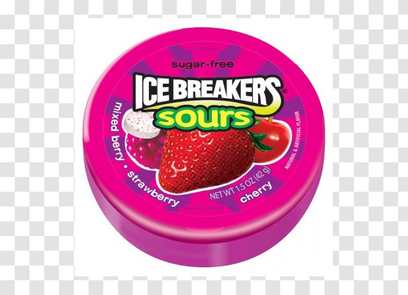 Fruit Sours Ice Breakers Mint Sugar Substitute Transparent PNG