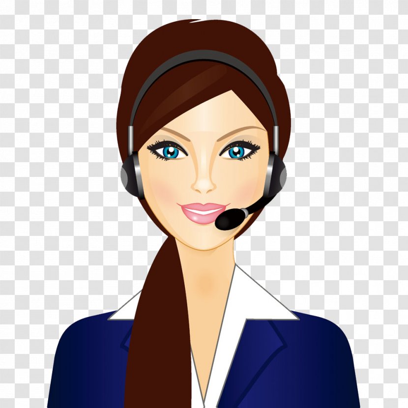 Call Centre Royalty-free Customer Service Clip Art - Silhouette - Wear Long Suits In Suit Transparent PNG
