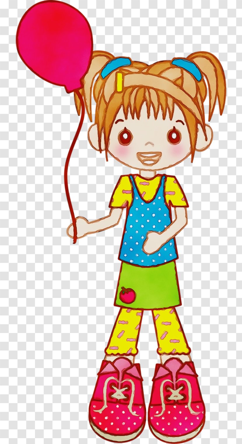Cartoon Child Art Cheek Happy - Doll Play Transparent PNG