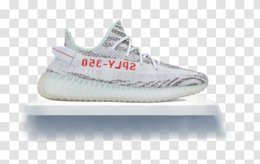 Adidas Yeezy Shoe Sneaker Collecting Blue - White Transparent PNG