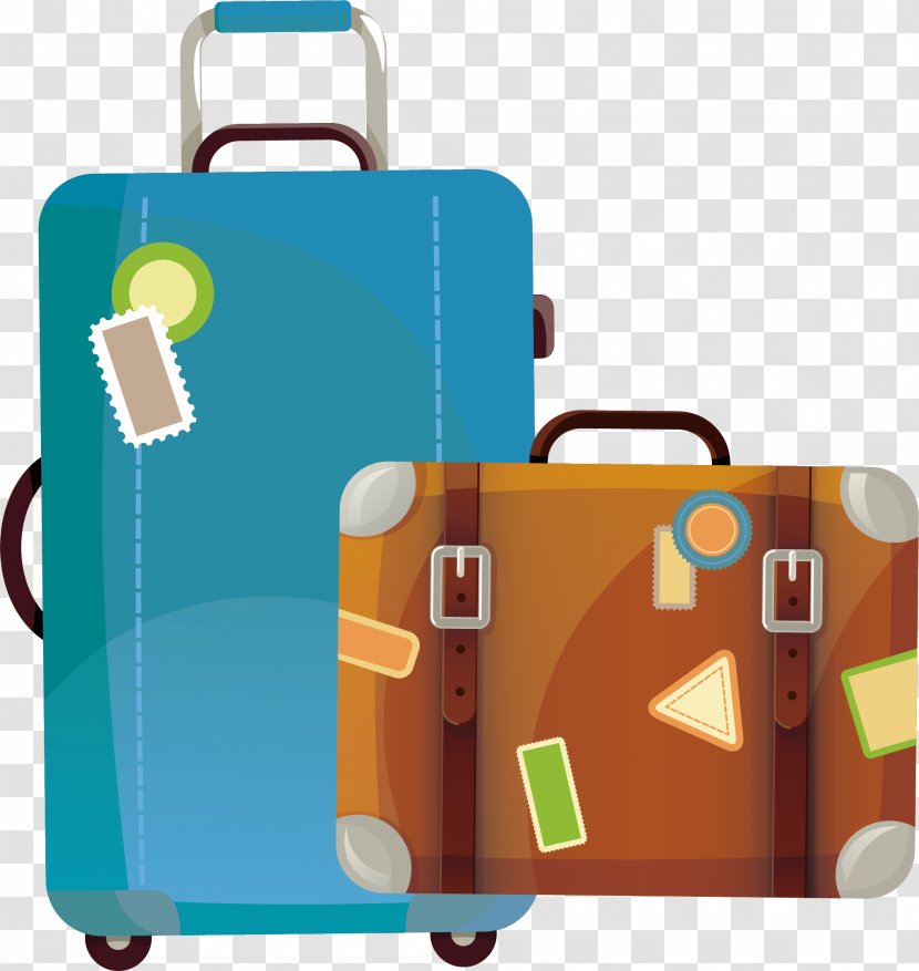 Hand Luggage Baggage Suitcase - Vector Transparent PNG