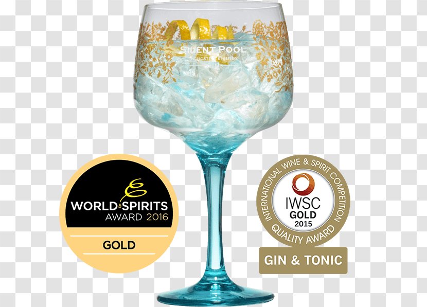 Silent Pool Gin 70cl Cocktail Rum - Wine Glass Transparent PNG