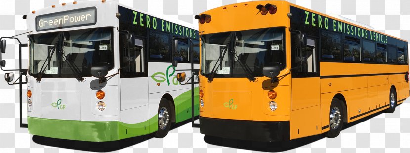 Thomas Built Buses Electric Bus GreenPower Motor Company Inc. School - Transport Transparent PNG