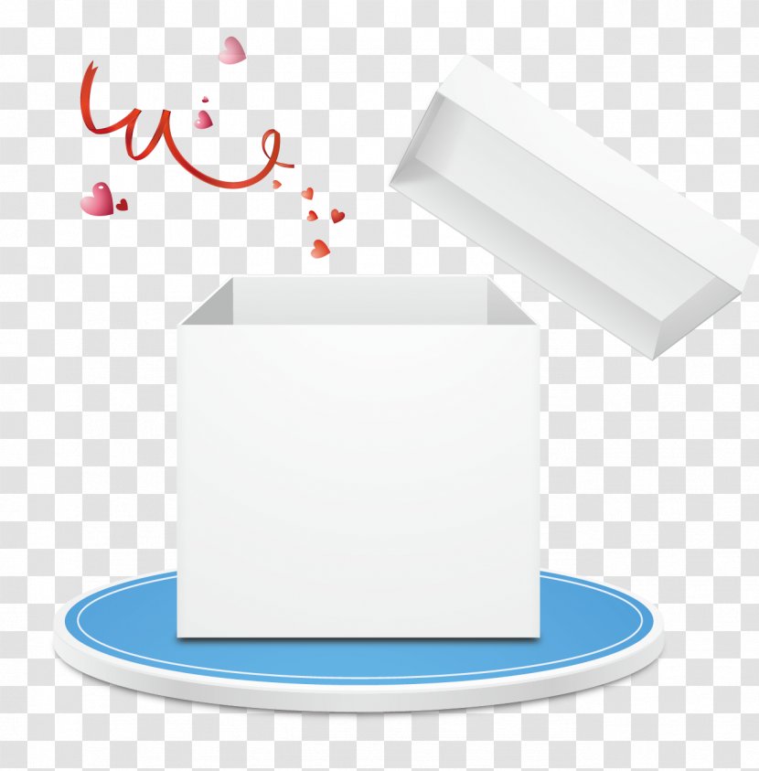 Box Gift - White Transparent PNG