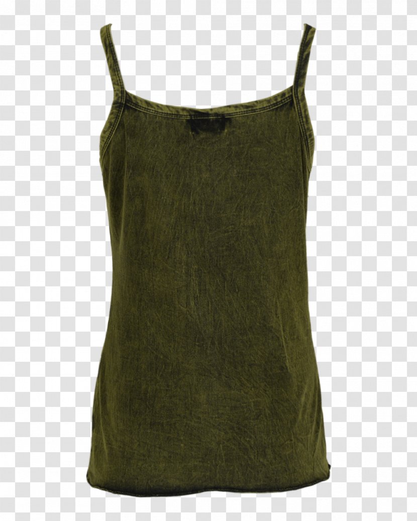 Outerwear Gilets Sleeve Khaki Brown - Dress Transparent PNG