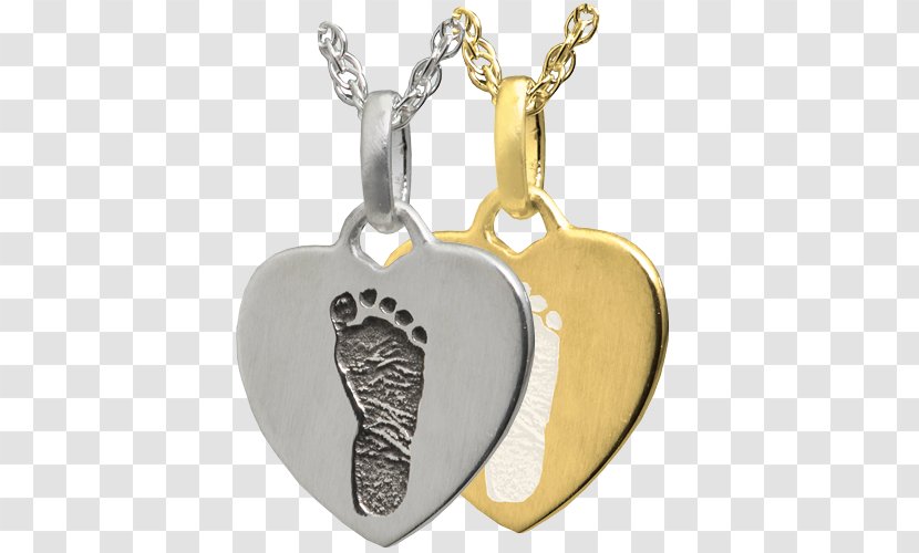 Locket Earring Gold Charms & Pendants Silver - Charm Bracelet - Heart Fingerprint Transparent PNG