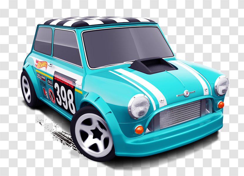 MINI Cooper Car Hot Wheels Mini E - Automotive Exterior Transparent PNG