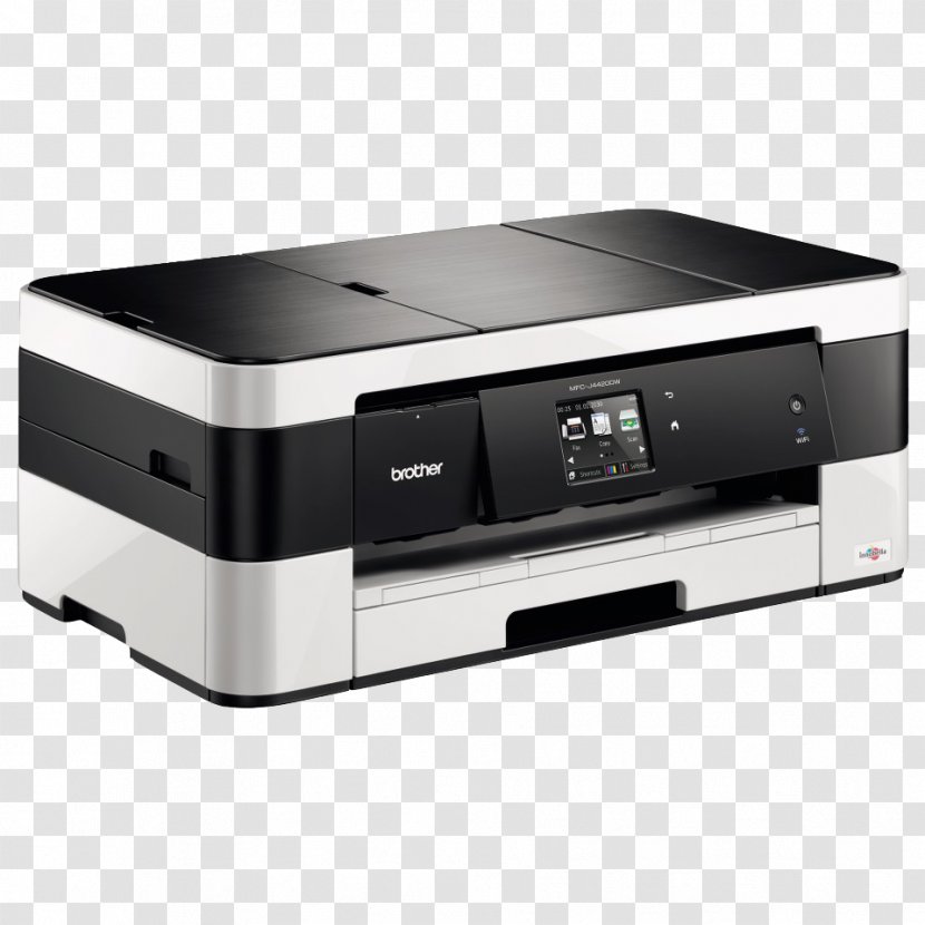 Multi-function Printer Brother Industries Inkjet Printing - Electronics - Green Transparent PNG