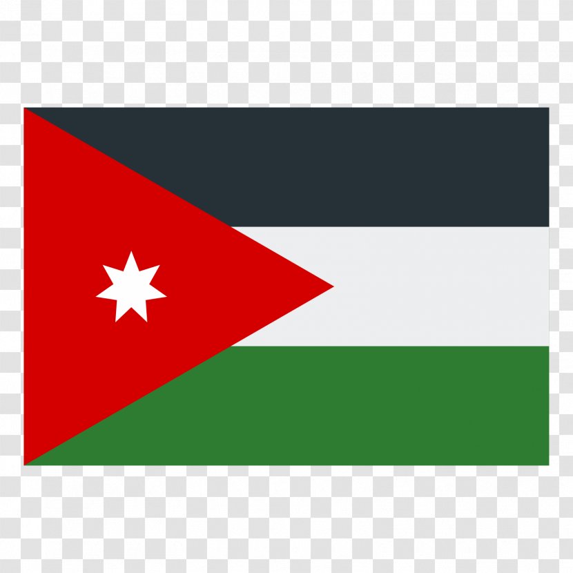Flag Of Jordan - Diagram Transparent PNG