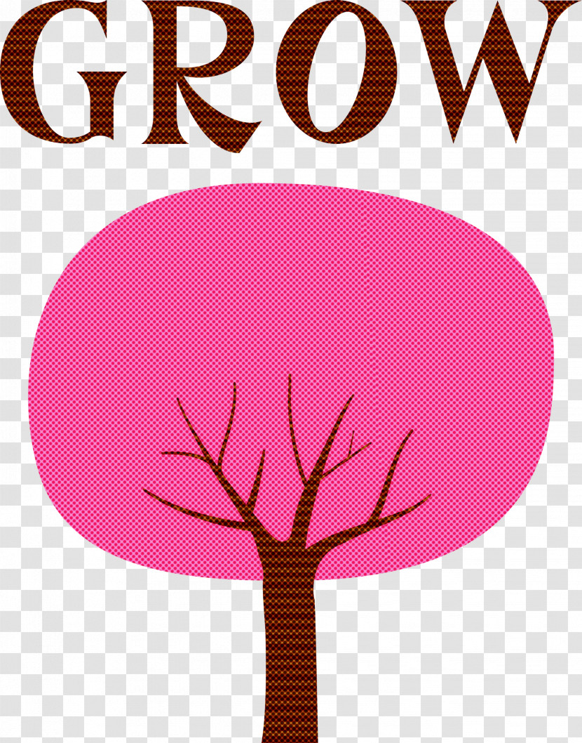 GROW Flower Transparent PNG