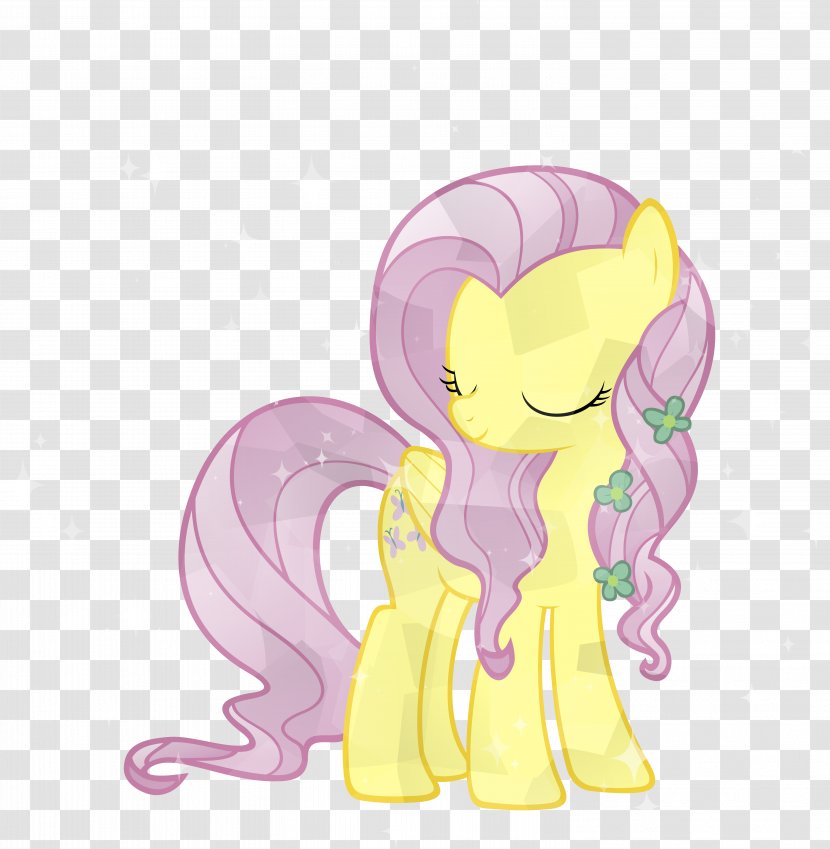 Fluttershy Pinkie Pie Pony Rainbow Dash Rarity - Frame - Crystal Transparent PNG