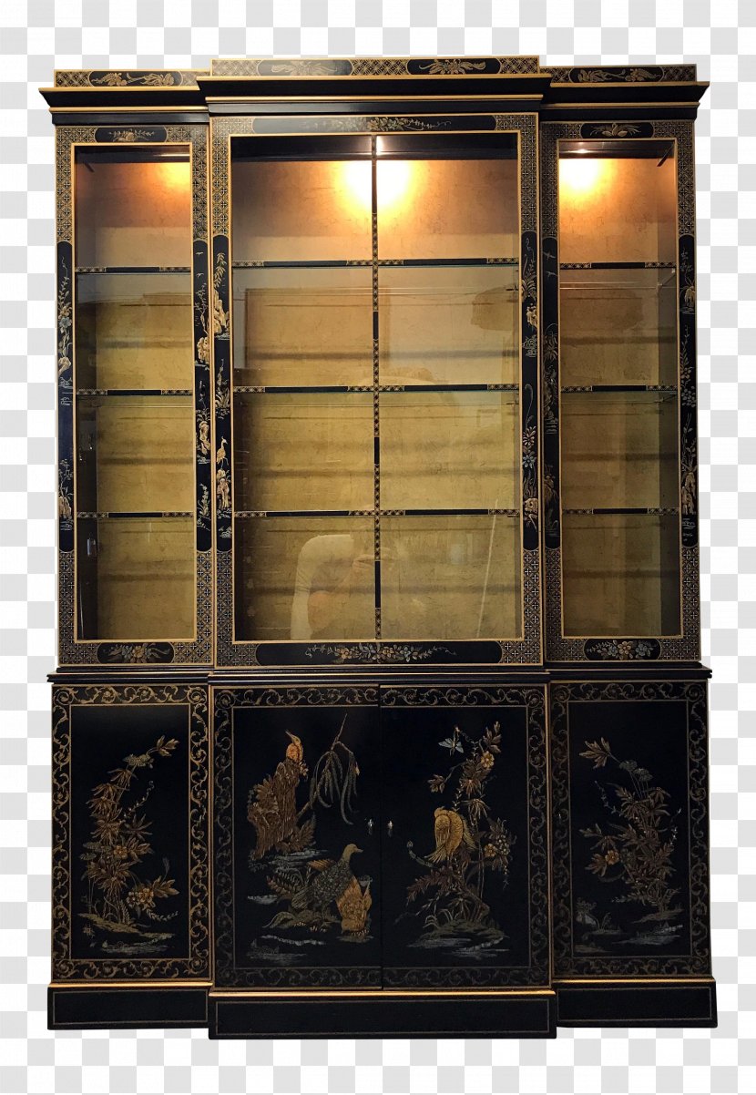 China Cabinetry Furniture Chinoiserie Display Case - Inlay Transparent PNG