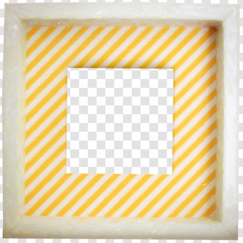 Orange Picture Frame Pattern - Blue Transparent PNG
