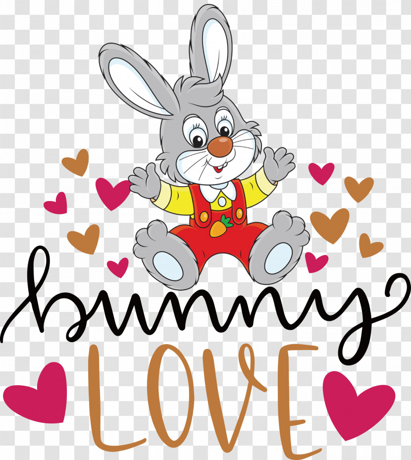 Bunny Love Bunny Easter Day Transparent PNG