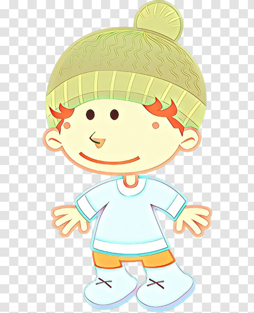 Cartoon Child Happy Headgear Play Transparent PNG