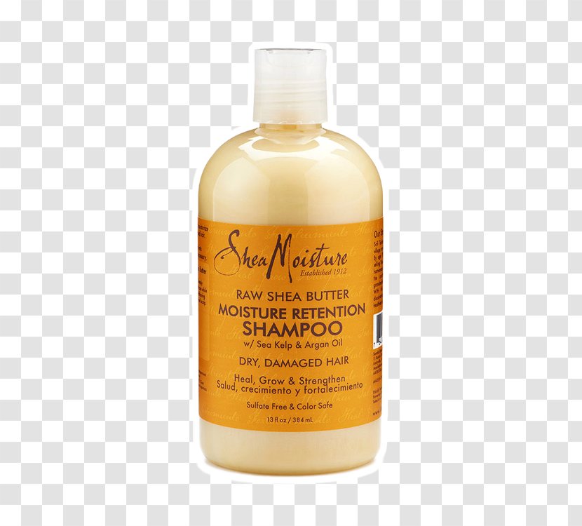 SheaMoisture Raw Shea Butter Moisture Retention Shampoo Hair Care Transparent PNG