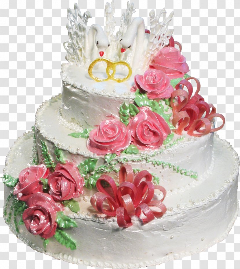 Wedding Cake Torte Chocolate - Flower Transparent PNG