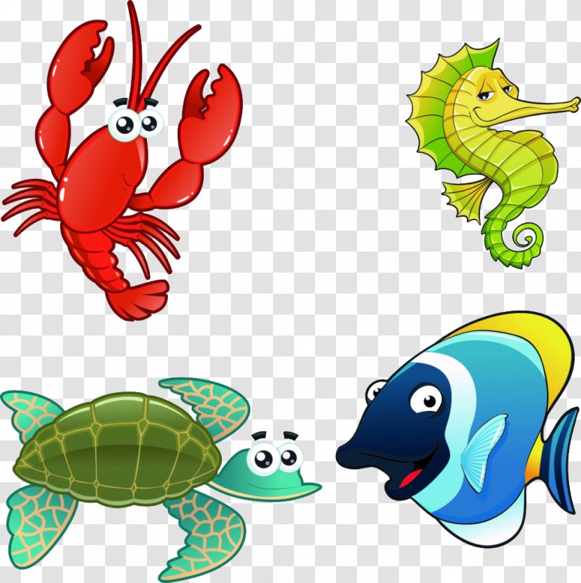 Cartoon Aquatic Animal Marine Life Illustration - Deep Sea Creature - Fish,Aquarium,Aquatic,animal,Cartoon Transparent PNG