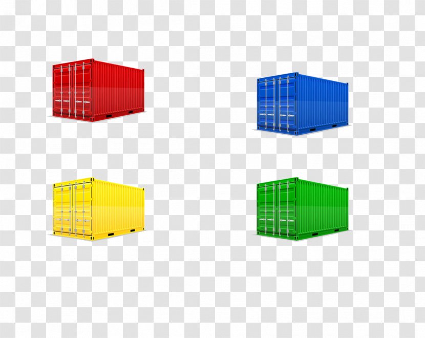Intermodal Container Download Icon - Freight Transport Transparent PNG