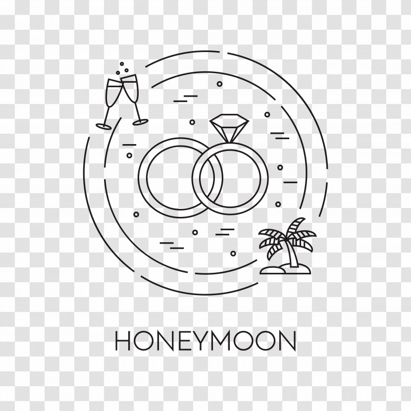 Wedding Text Honeymoon Clip Art - Brand - Aruba Transparent PNG