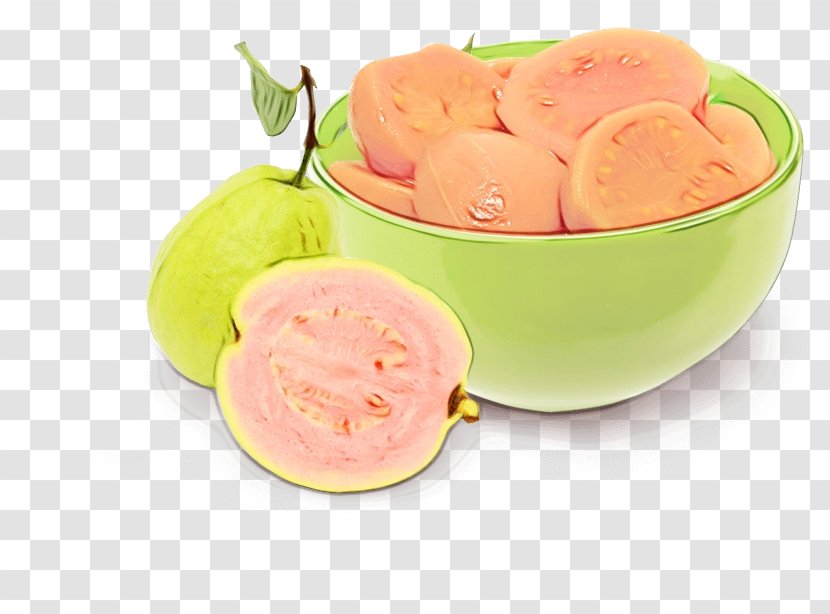 Ice Cream Background - Common Guava Dish Transparent PNG