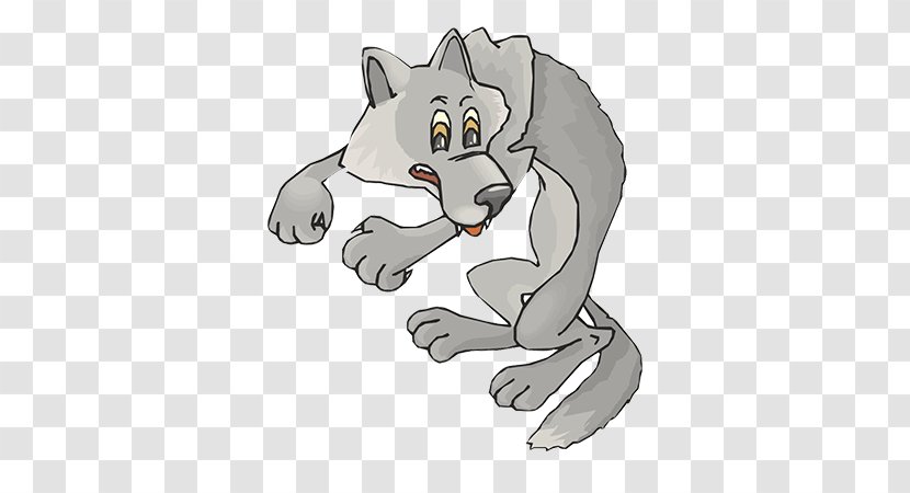 Gray Wolf Animation Drawing Clip Art - Heart Transparent PNG
