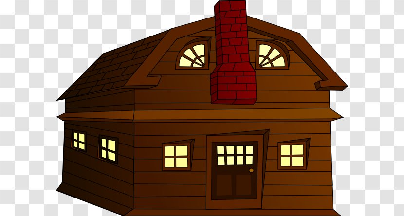 House Clip Art - Log Cabin - Horror Cliparts Transparent PNG