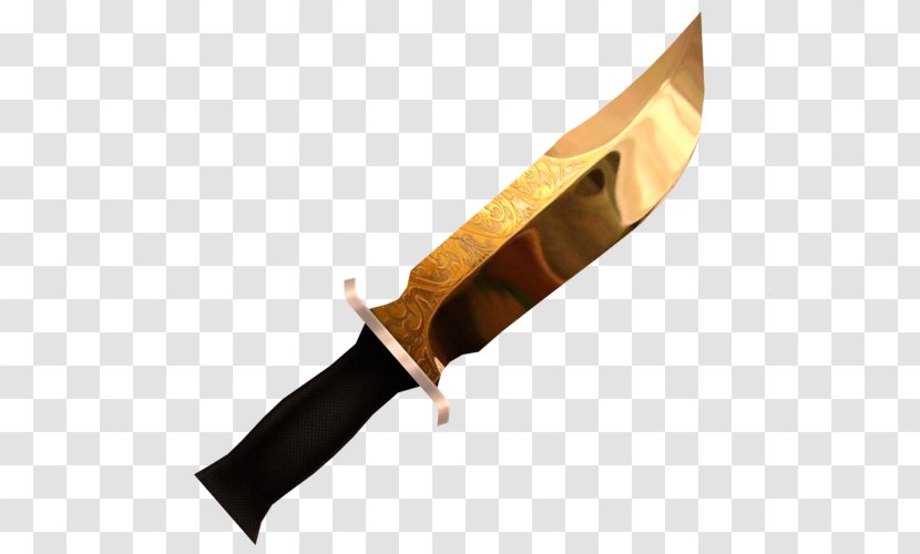 Roblox Bowie Knife Video Games - Blade Transparent PNG