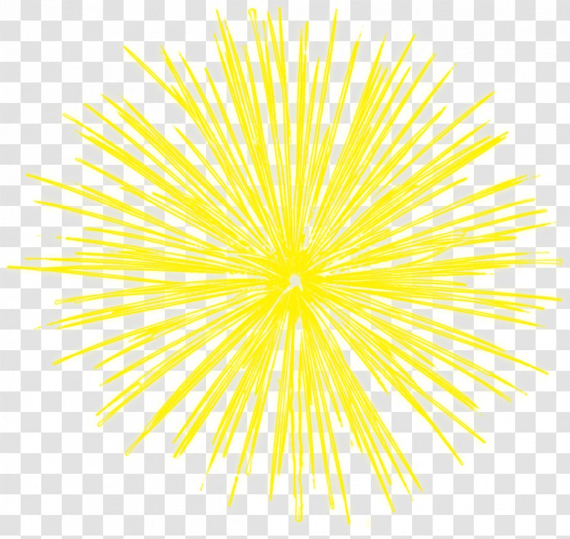 Light Yellow Tree - Symmetry - Sparks Cliparts Transparent PNG