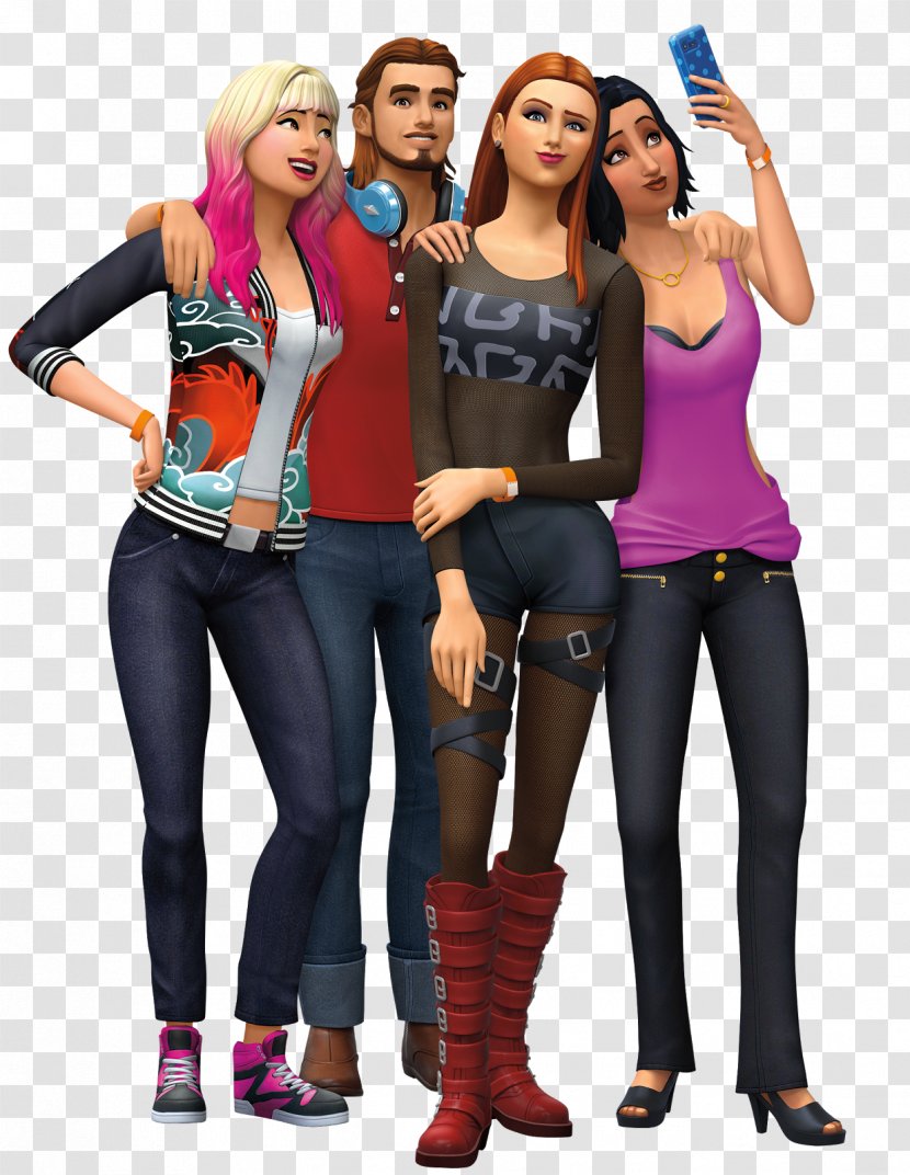 The Sims 4: Get Together To Work Urbz: In City Online - Cartoon Transparent PNG