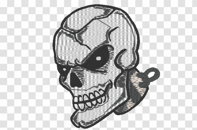 Skull Drawing Headgear - Head Transparent PNG