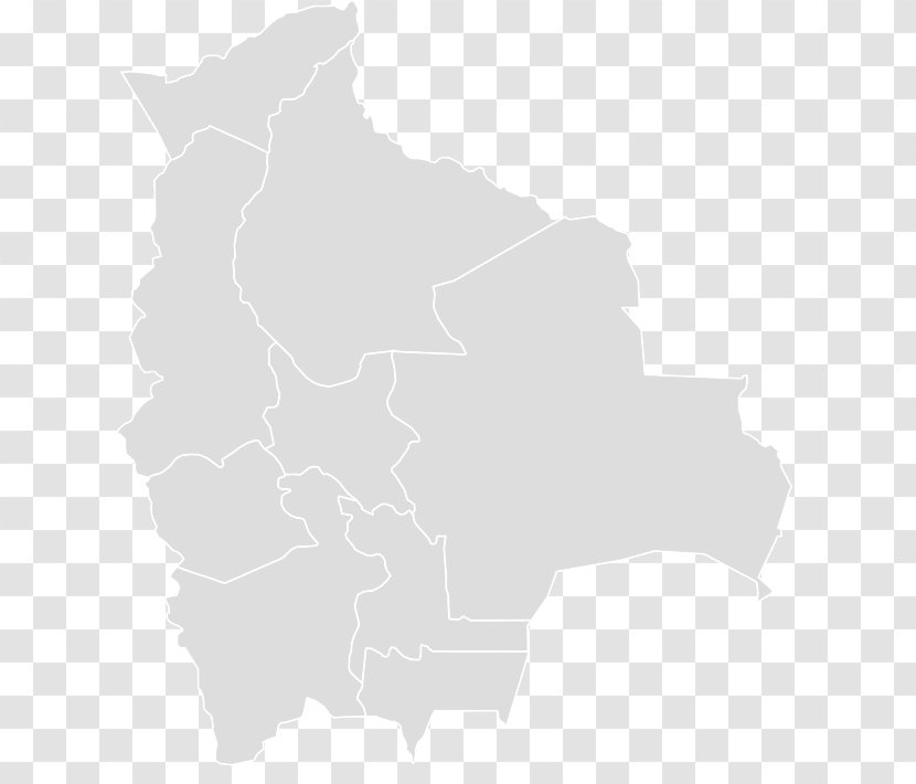 La Paz Blank Map Janq'u Qalani - Monochrome Transparent PNG