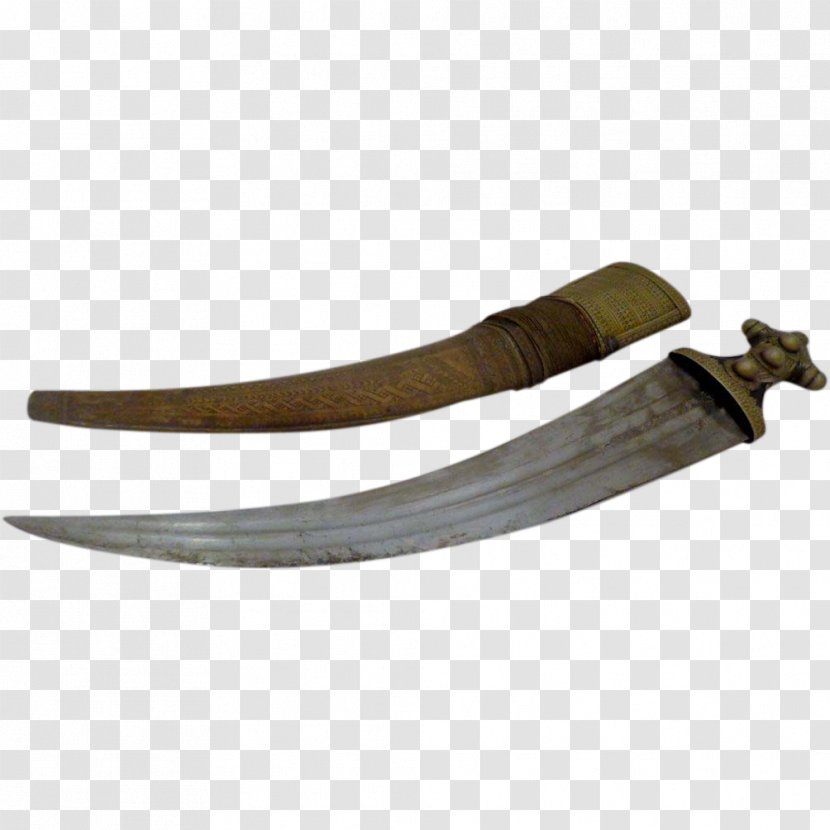 Bowie Knife Dagger Janbiya Khanjar Transparent PNG