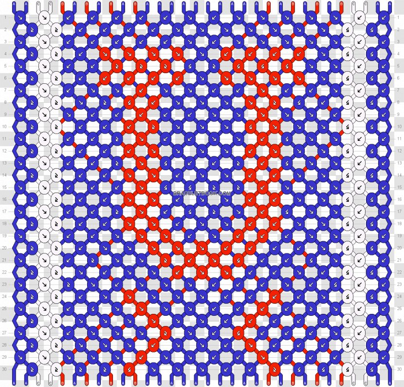 Vega-Nor Vega 200 Op Art Abstract - Optics - Friendship Bracelet Pattern Transparent PNG