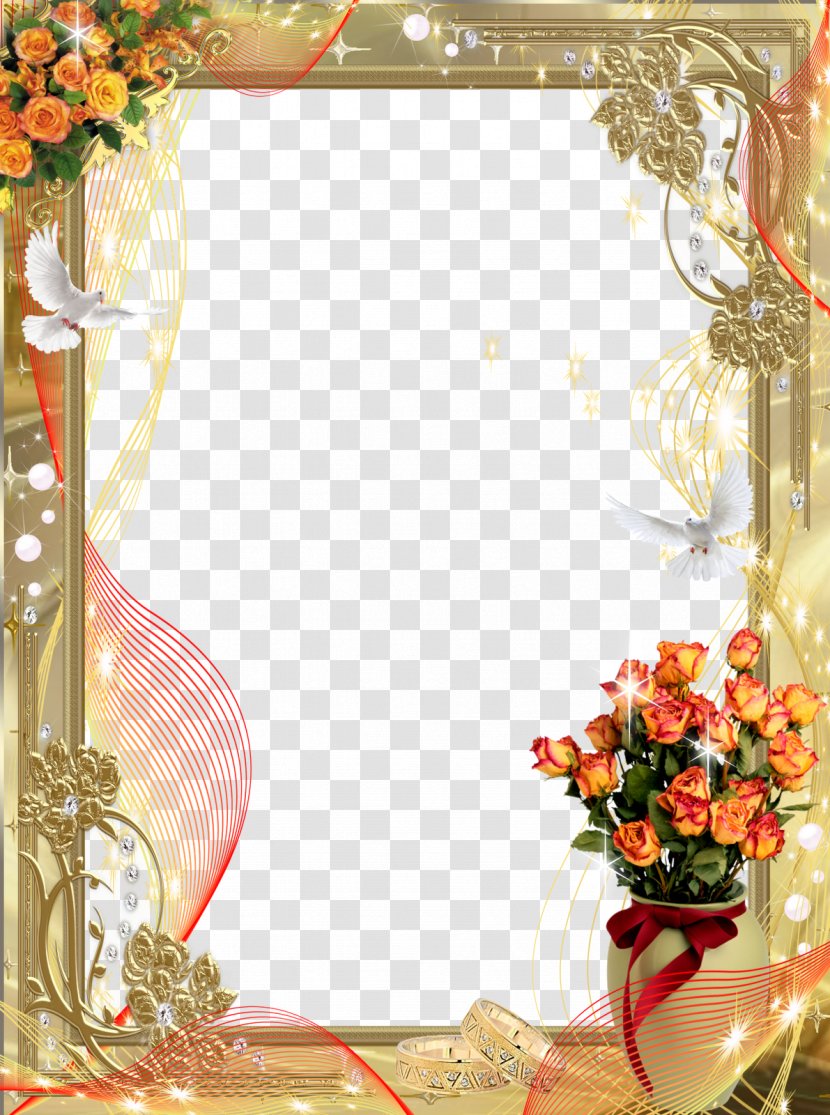 Picture Frames Wedding - Floristry Transparent PNG