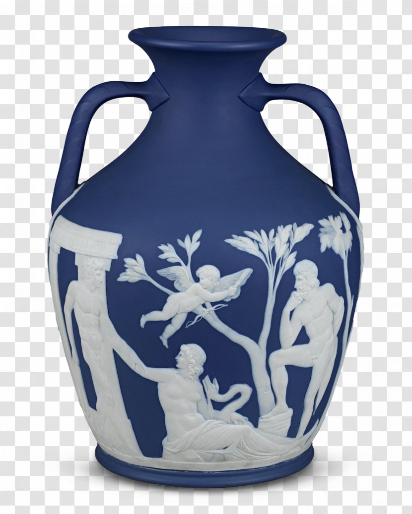 Portland Vase Etruria Wedgwood Jasperware - Porcelain Transparent PNG