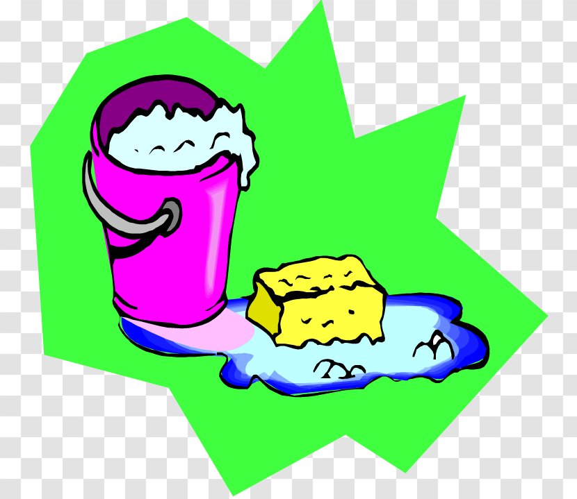 Cleaning Sponge Bucket Clip Art - Organism Transparent PNG