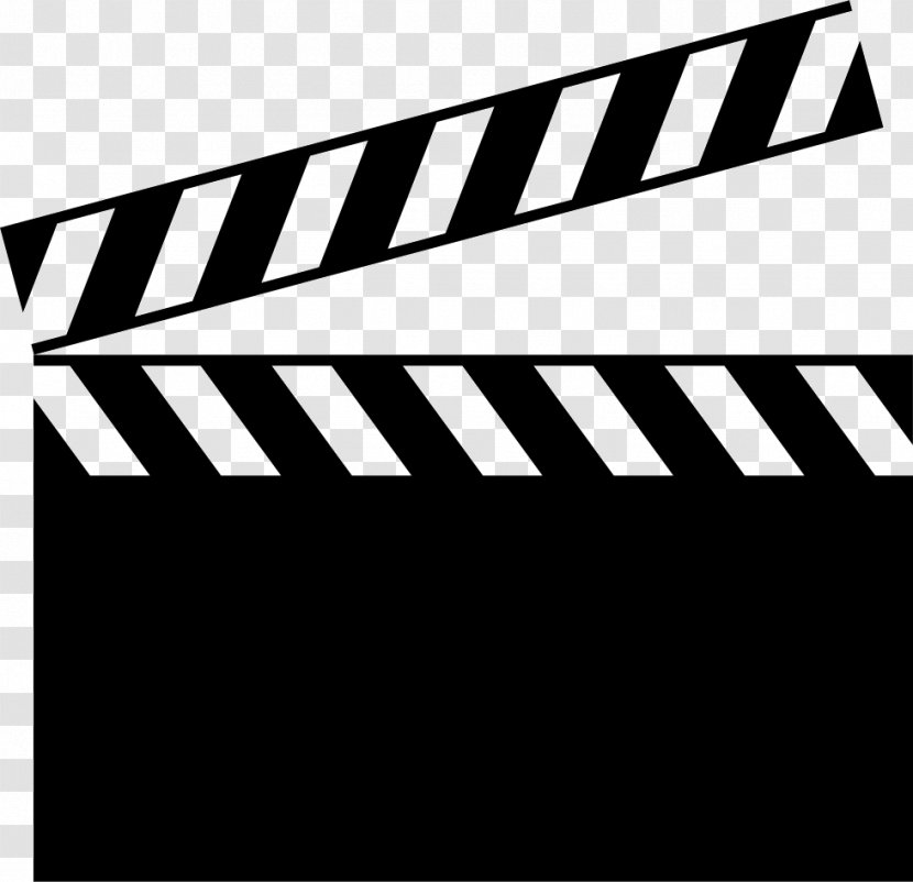 Clapperboard Cinematography Film - Art - Black And White Transparent PNG