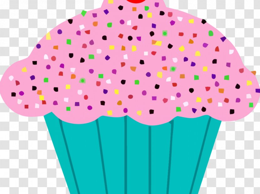 Cupcake Muffin Frosting & Icing Clip Art - Polka Dot - Cake Transparent PNG