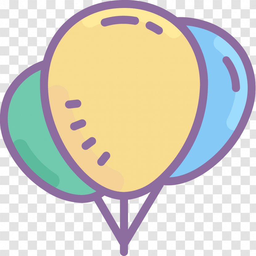 Toy Balloon Party Gift Icon - Evenement Transparent PNG