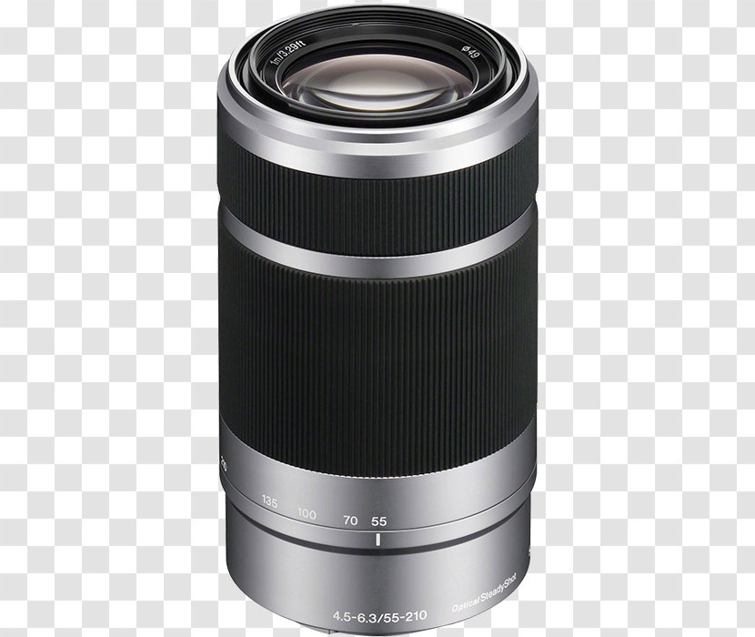 Sony NEX-5 E 55-210mm F/4.5-6.3 OSS E-mount Camera Lens F4.5-6.3 - Emount Transparent PNG