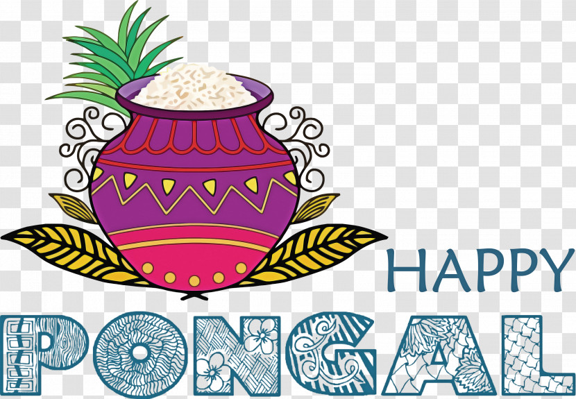 Pongal Happy Pongal Transparent PNG